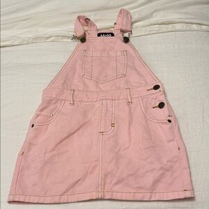Molo Light Pink Kids Overall Dress